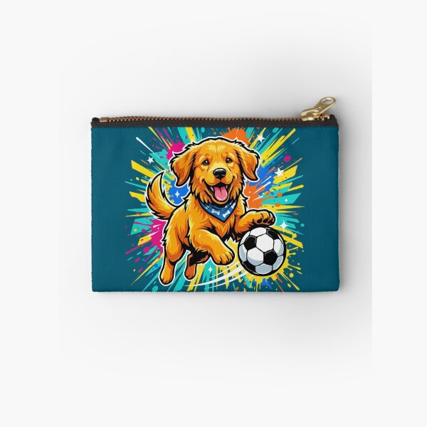 Item preview, Golden Retriever Soccer Dog – Cute Football Puppy Gift for Dog Lovers designed and sold by The Real Life Symphony.