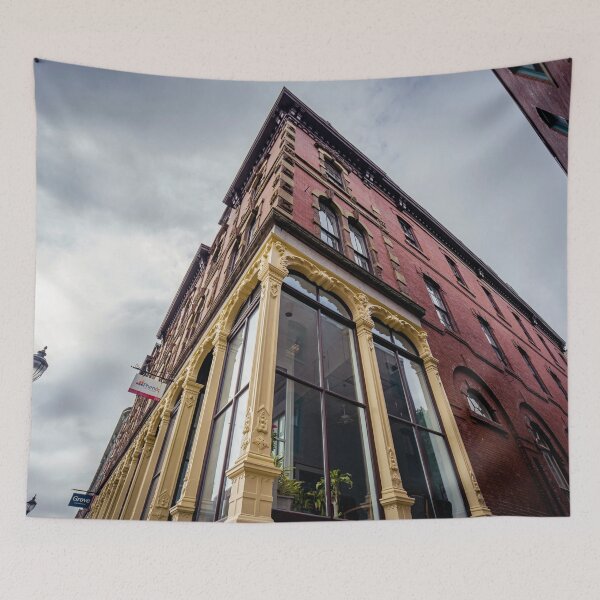 Item preview, Historic Ornate Brick Building Portland Maine Architecture designed and sold by MDCCo.