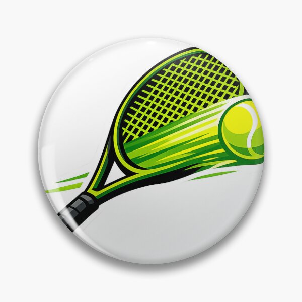 Item preview, Energetic Tennis Racket With Motion Blur designed and sold by TrendHooper.