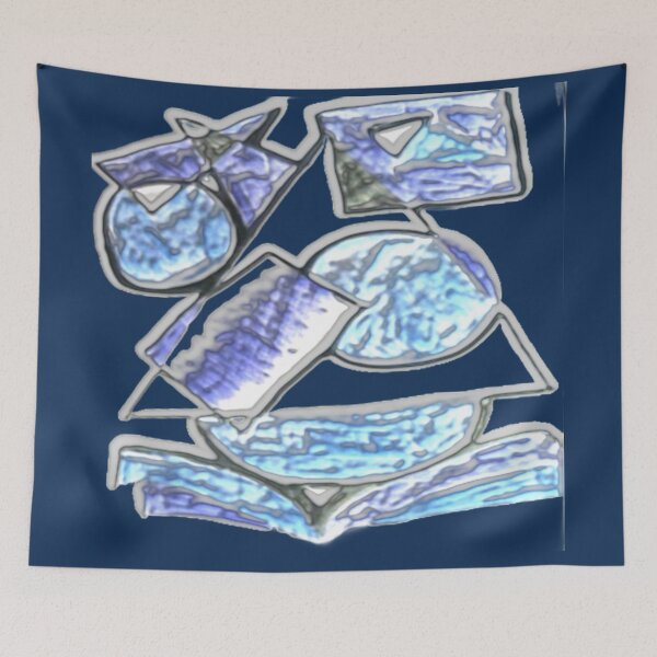 Item preview, discombobulated hsl alpha colorful geometric abstract design designed and sold by SmashingDeals.