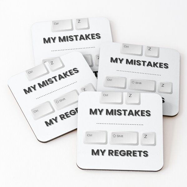 Item preview, Ctrl Z My Mistakes Ctrl Shift Z My Regrets | Tech Humor | Snow White Edition designed and sold by Aurora Store .