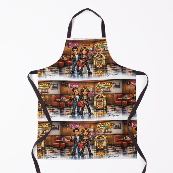 Item preview, Happy Days Fonzie and Leather Tuscadero November 15, 1977 designed and sold by The Art Queen Of Michigan .