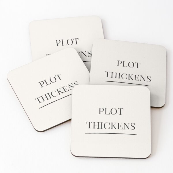 Item preview, Plot Thickens - Booktok x Romance Reader Aesthetic designed and sold by Inkbound Co.
