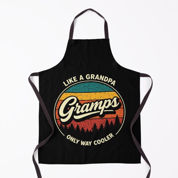Item preview, Gramps Retro Sunset Badge – Like a Grandpa Only Way Cooler designed and sold by Jokerstyle.