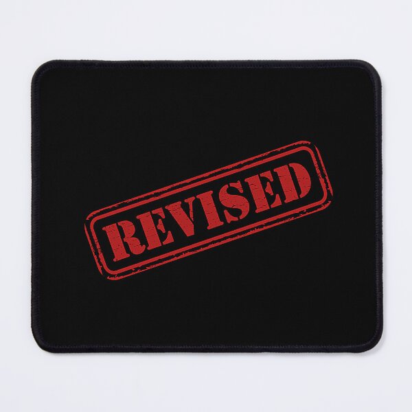 Item preview, Red Revised Rubber Stamp Grunge Effect designed and sold by Creatby7030.