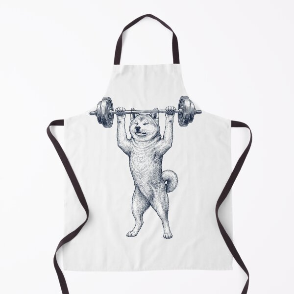 Item preview, Vintage Akita Weightlifting Deadlift Gym Dog Lover designed and sold by DoodleTortle.