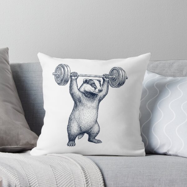 Artikelvorschau, Vintage-Dachs-Gewichtheber-Kreuzheben-Fitnessstudio-Tierliebhaber entworfen und verkauft von DoodleTortle.