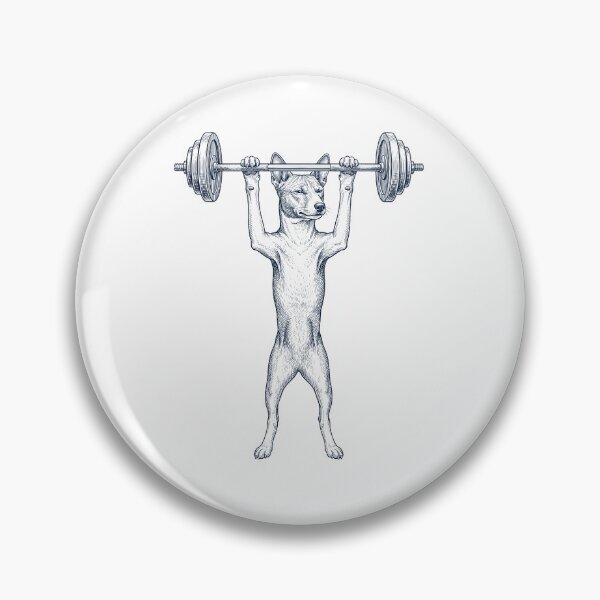 Item preview, Vintage Basenji Weightlifting Deadlift Gym Dog Lover designed and sold by DoodleTortle.