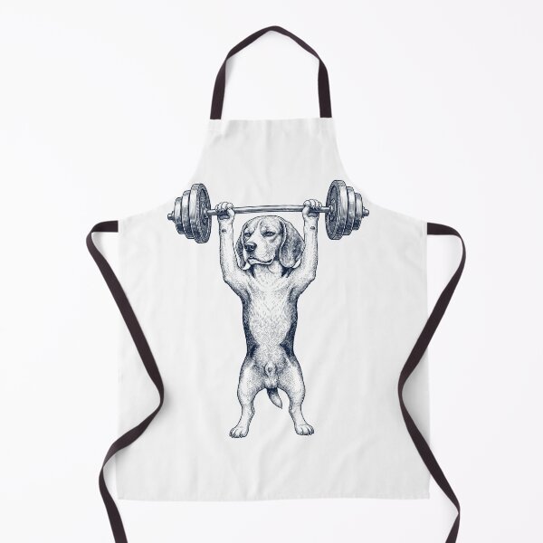 Artikelvorschau, Vintage Beagle Gewichtheben Kreuzheben Fitnessstudio Hundeliebhaber entworfen und verkauft von DoodleTortle.