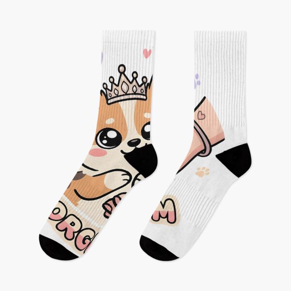 Item preview, Corgi Mom Cute Kawaii Dog Lover Sticker designed and sold by PuddlePixels.