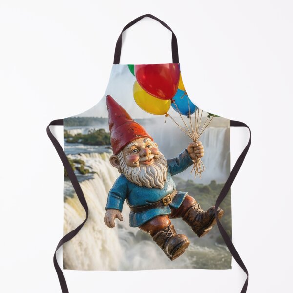 Item preview, Gnome Hangs on Tight Over Iguazu Falls designed and sold by Tridentulus.