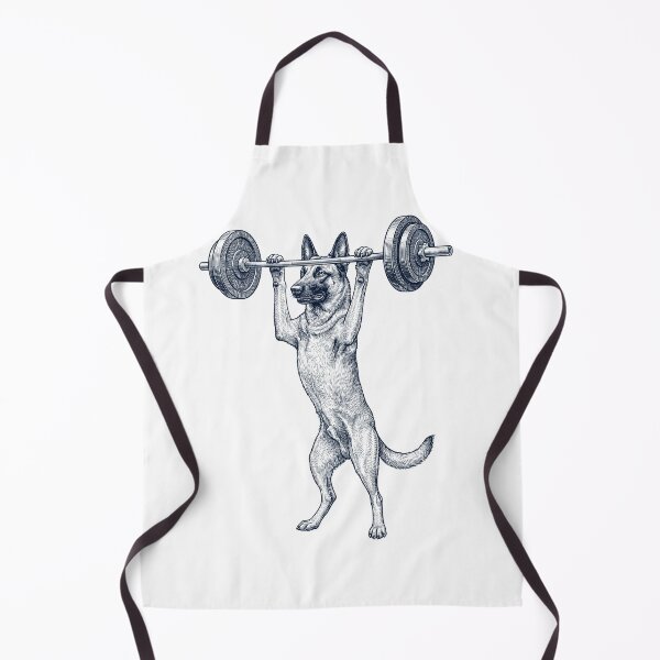 Item preview, Vintage Belgian Malinois Weightlifting Deadlift Gym Dog Lover designed and sold by DoodleTortle.