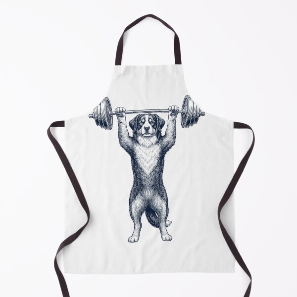 Item preview, Vintage Bernese Mountain Dog Weightlifting Deadlift Gym Dog Lover designed and sold by DoodleTortle.
