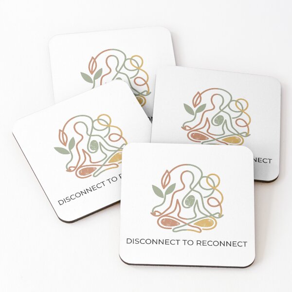 Item preview, Disconnect to Reconnect - Minimalist Mindful Line Art designed and sold by MiaStyleStudio.