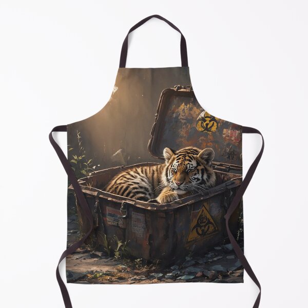 Item preview, Tiger Cub Sleeping Inside a Hazard Storage Box designed and sold by nikkolaus.