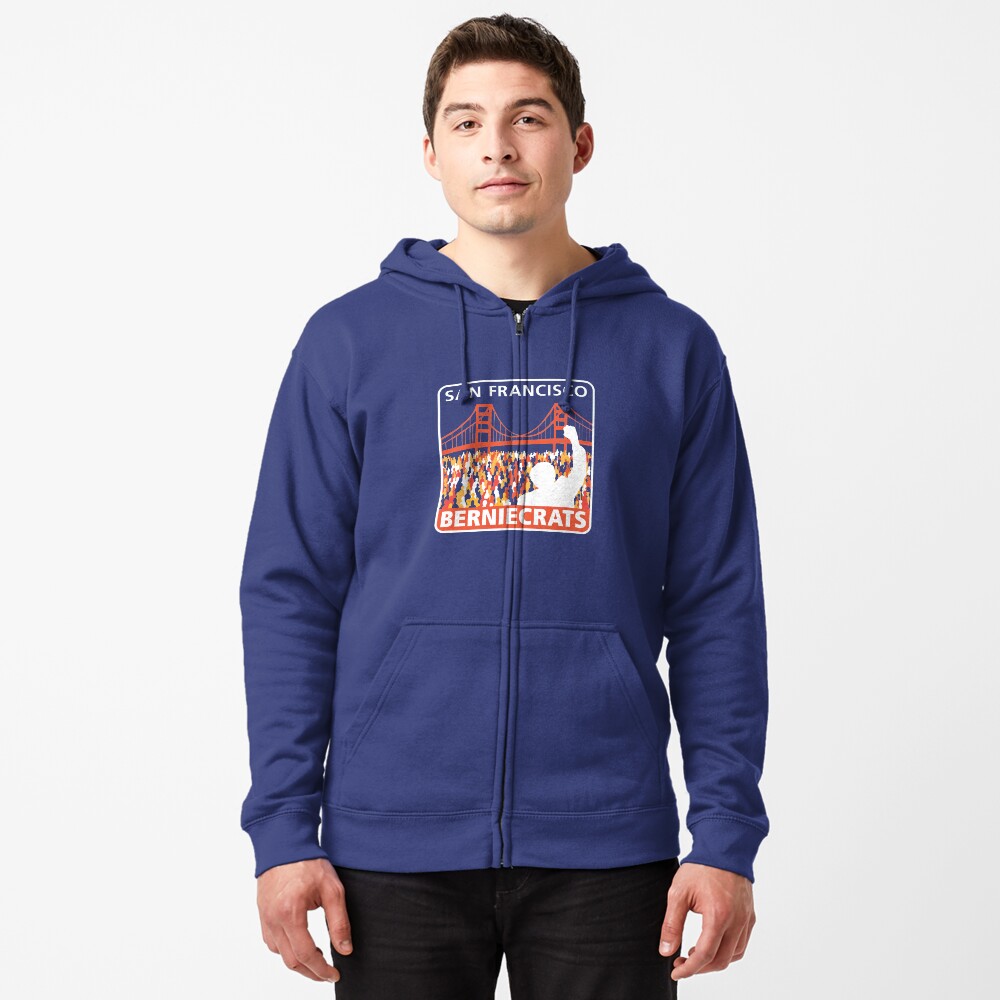 SF Berniecrats Zipped Hoodie