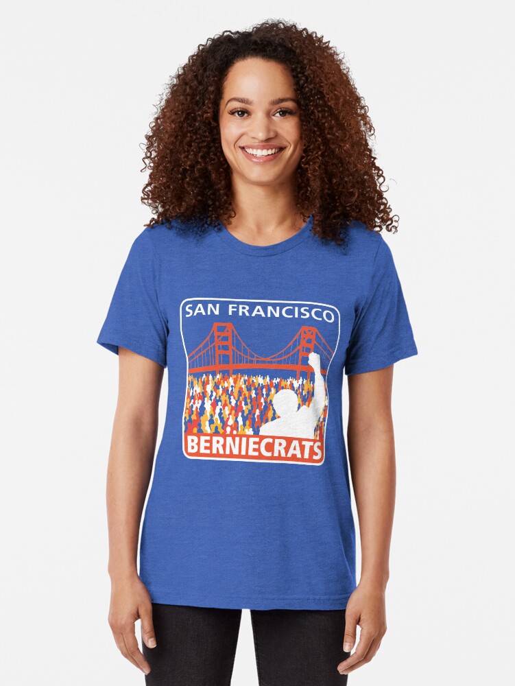 Alternate view of SF Berniecrats Tri-blend T-Shirt
