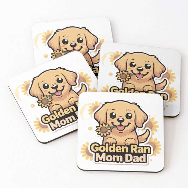 Item preview, Golden Retriever Mom Cute Kawaii Dog Sticker designed and sold by PuddlePixels.