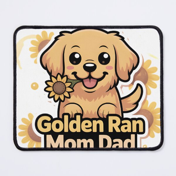 Item preview, Golden Retriever Mom Cute Kawaii Dog Sticker designed and sold by PuddlePixels.