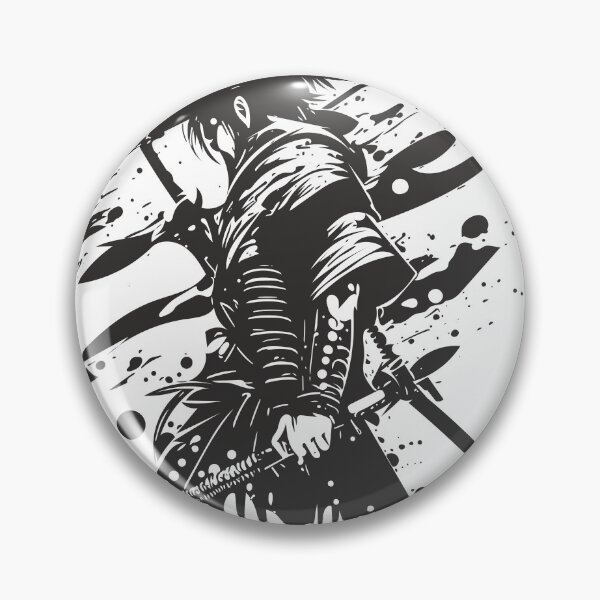 Item preview, Samurai Warrior Ink Splash T-Shirt Design | Japanese Katana Street Art Graphic designed and sold by AhmedSabry89.