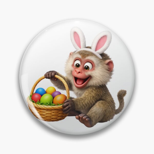 Item preview, Easter Macaque designed and sold by Sillytoe.