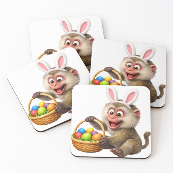 Item preview, Easter Macaque designed and sold by Sillytoe.