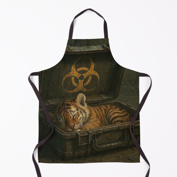 Item preview, Tiger Cub Sleeping Inside a Hazard Storage Case designed and sold by nikkolaus.