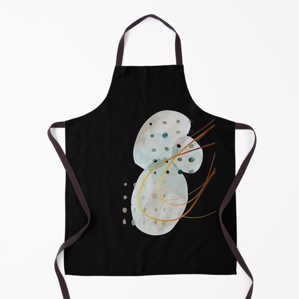 Item preview, Abstract Watercolor Shapes with Golden Lines designed and sold by Creatby7030.