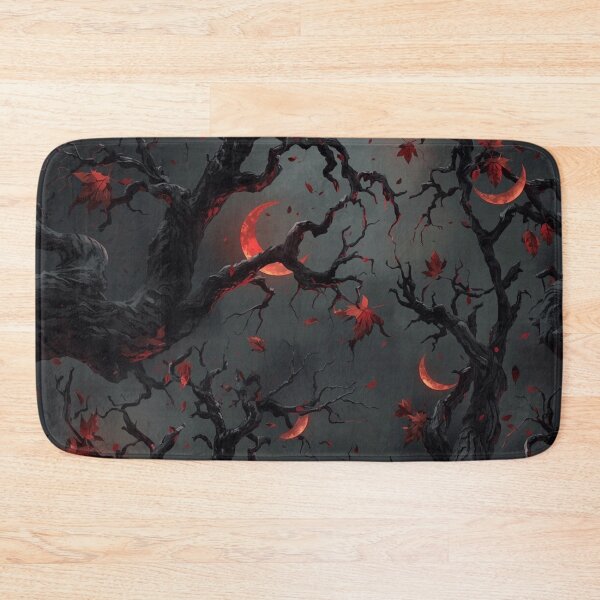 Item preview, Embrace of the Shadow Woods - Dark Forest & Blood Moon Pattern designed and sold by kabucino.