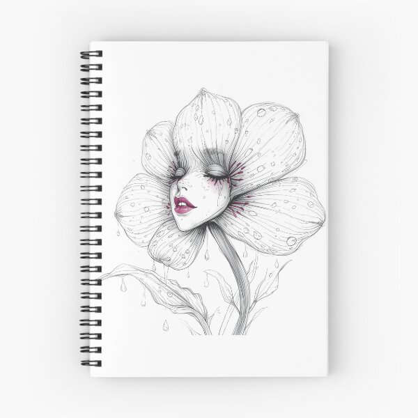 Item preview, Pretty Flower Face  designed and sold by silviaol.