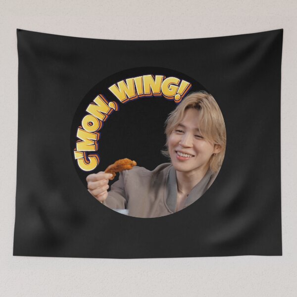 Item preview, C'MON WING! Jimin Meme  designed and sold by smeraldosecrets.