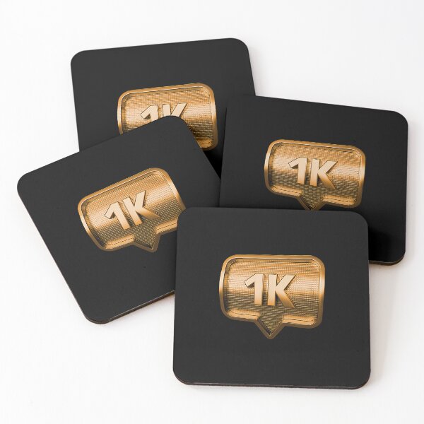 Item preview, 3D Gold 1K Followers Social Media Icon designed and sold by Creatby7030.