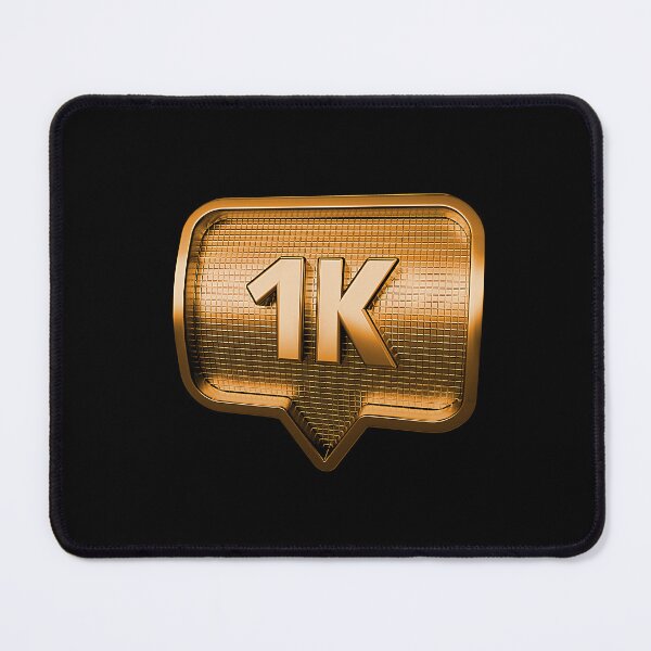 Item preview, 3D Gold 1K Followers Social Media Icon designed and sold by Creatby7030.