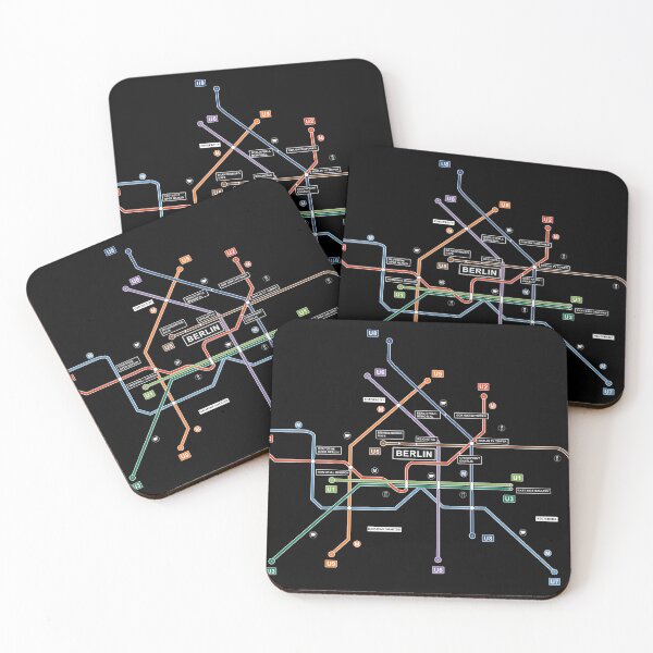 Item preview, Berlin Germany metro city map designed and sold by oliver polanski.