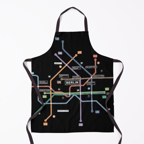 Item preview, Berlin Germany metro city map designed and sold by oliver polanski.