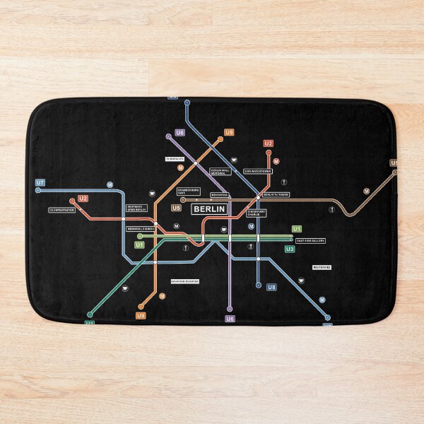 Item preview, Berlin Germany metro city map designed and sold by oliver polanski.