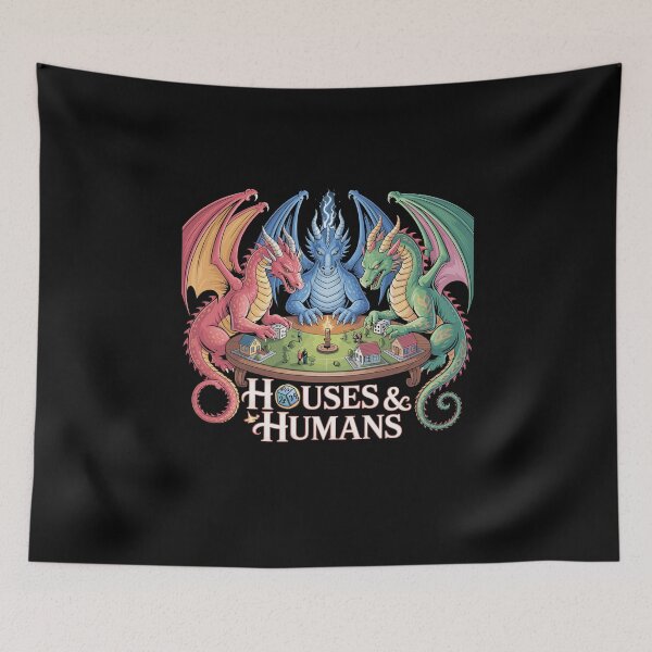 Item preview, Gaming Houses Humans Funny Rpg Parody Video Games Gamer designed and sold by Dressed For  Duty.