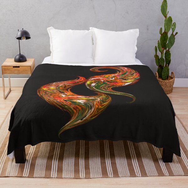 Item preview, Abstract Fluid Swirl – Vibrant Acrylic Pour Style | Bold Color Motion Art designed and sold by BigBobInk.