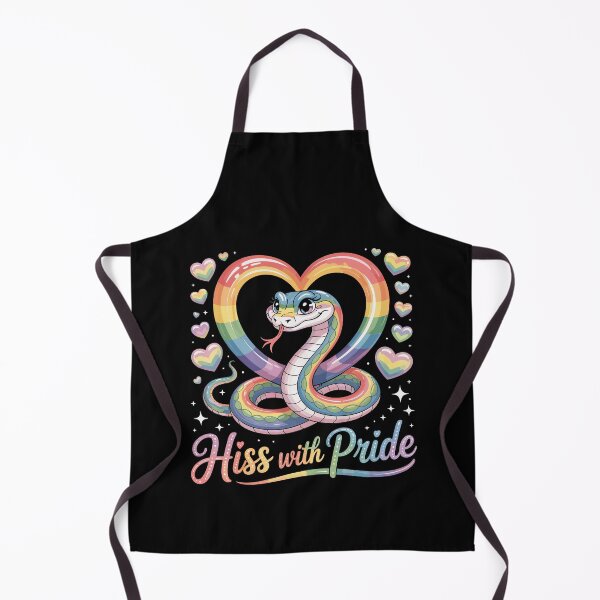 Item preview, Hiss with Pride Rainbow Snake LGBTQ LGBT designed and sold by Dressed For  Duty.