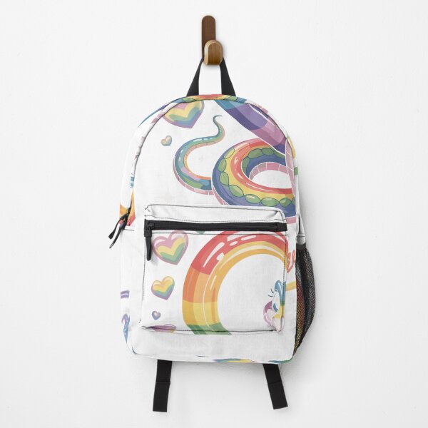 Item preview, Hiss with Pride Rainbow Snake LGBTQ LGBT designed and sold by Dressed For  Duty.