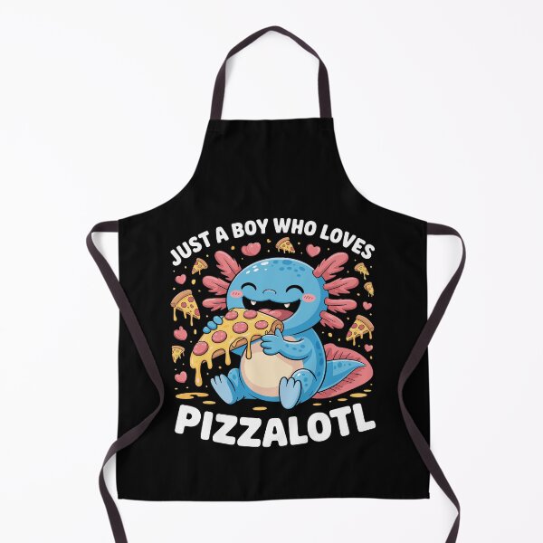 Item preview, Just A Boy Who Loves Pizzalotl Axolotl Fast Food Lover designed and sold by Dressed For Duty.