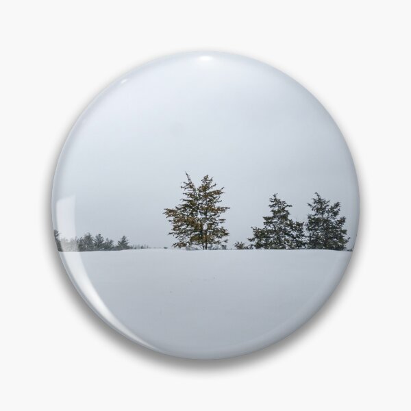 Item preview, Natick Audubon Winter Snow Treeline Massachusetts Minimalist Landscape designed and sold by MDCCo.