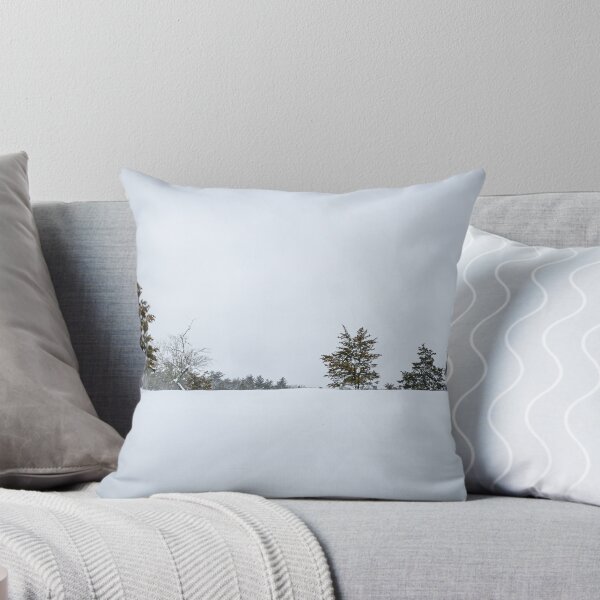 Item preview, Natick Audubon Winter Snow Treeline Massachusetts Minimalist Landscape designed and sold by MDCCo.