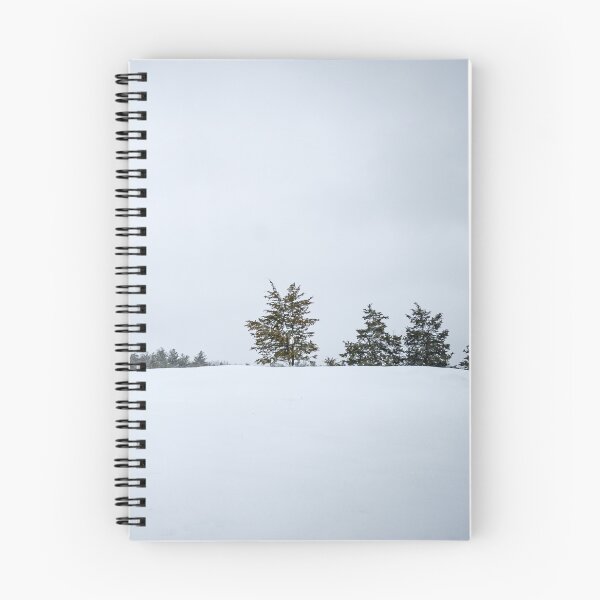 Item preview, Natick Audubon Winter Snow Treeline Massachusetts Minimalist Landscape designed and sold by MDCCo.