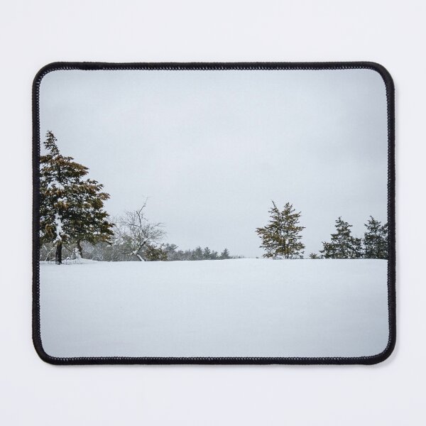 Item preview, Natick Audubon Winter Snow Treeline Massachusetts Minimalist Landscape designed and sold by MDCCo.