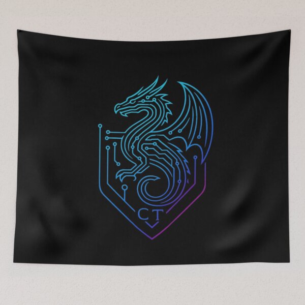 Item preview, CT Dragons Fantasy Design, Twin Dragon Shirt, Mythical Beast Art, Fire Dragon Warriors, RPG DnD Legendary Creatures, Epic Dragon Graphic designed and sold by Typologystudios.