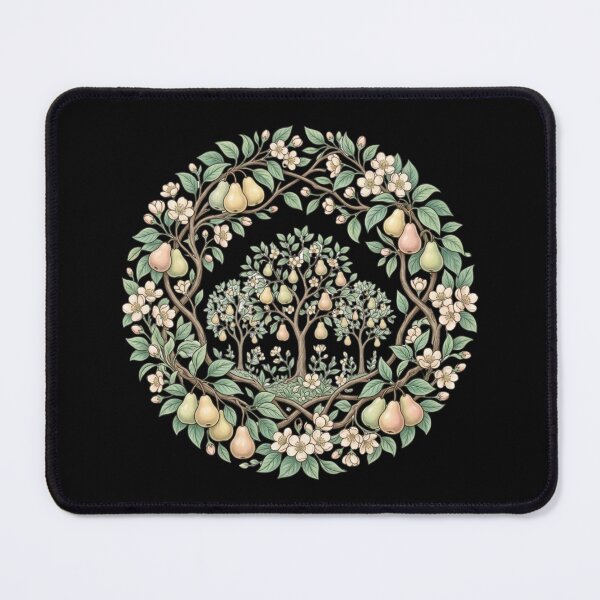 Item preview, Vintage Pear Orchard Valley Illustration designed and sold by MoonSoul Studio.