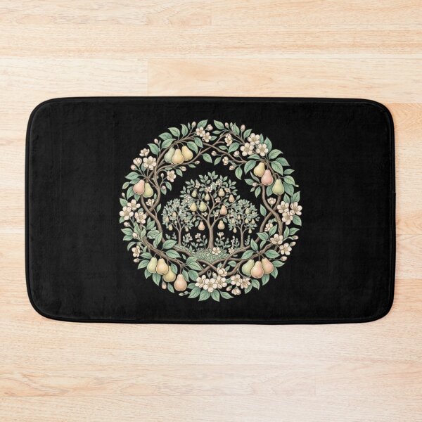 Item preview, Vintage Pear Orchard Valley Illustration designed and sold by MoonSoul Studio.