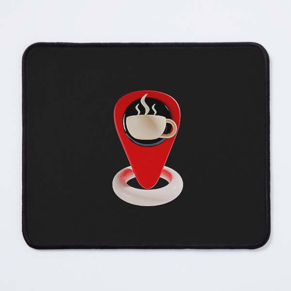 Item preview, 3D Coffee Cup Map Pointer Icon designed and sold by Creatby7030.