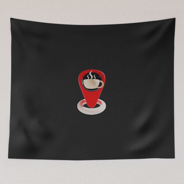 Item preview, 3D Coffee Cup Map Pointer Icon designed and sold by Creatby7030.